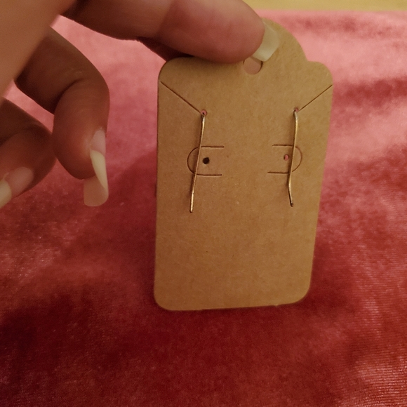 Vintage Gold Tone Boho Vibe Earrings - Picture 4 of 4